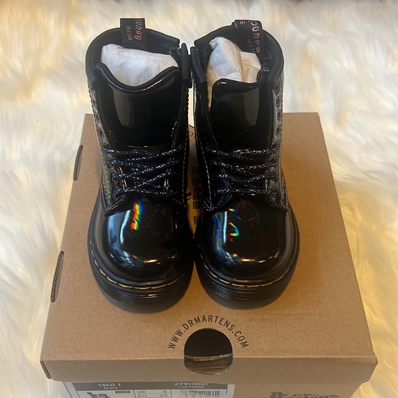 NIB New Dr Martens 1460 T Black Lightshow, 7 - Picture 8 of 10